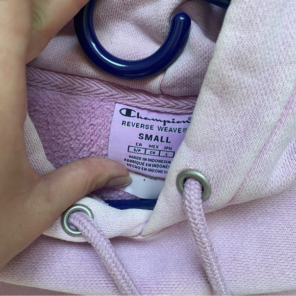 Champion Reverse Weave Purple Pink Hoodie & Jogger Pant Set - Picture 3 of 3